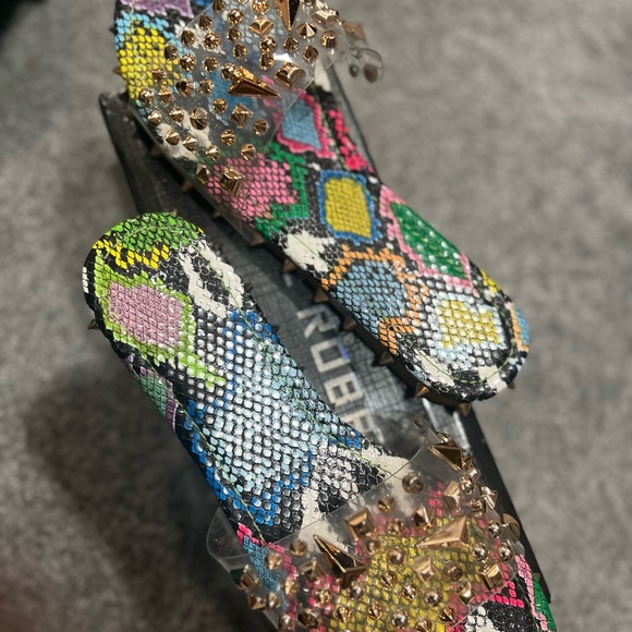 Snake print sandal slide - Picture 2 of 2